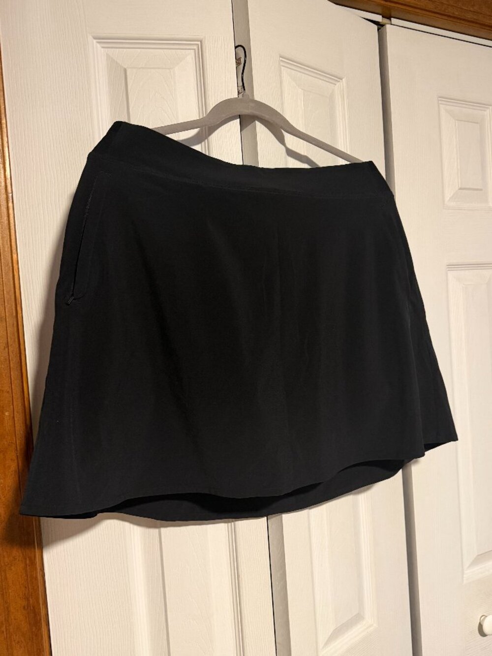 Athleta Brooklyn Skort Black 14 High Rise 15.5 Inch Performance Skirt